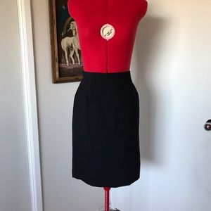 100% Wool Armani A-Line Skirt